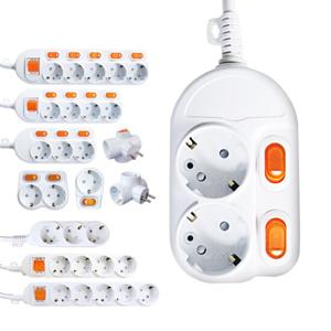 국산 개별스위치멀티탭2구-3m/절전 전기콘센트