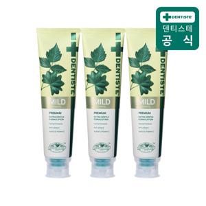 [5%더블]덴티스테치약 마일드 튜브형 200g 3개