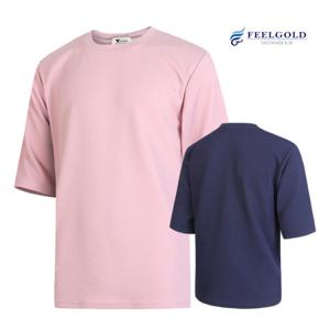 [필골드] MD770 총알 7부 라운드 반소매 T셔츠