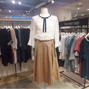 [케네스레이디] 플라워 벨트 스커트 (EWSKIE0600)