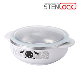 스텐락 알프스팜프랜즈 스텐대접 400ml 유아식기 이유식용기