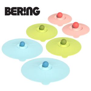 베링 실리콘 전자렌지 냉장고 멀티 그릇 뚜껑 (덮개) 3종 6p