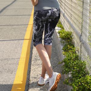 여성 썬더 5부 요가 필라테스 레깅스 JBWL524