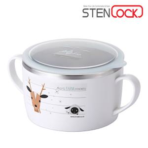 스텐락 알프스팜프랜즈 스텐라면기 650ml 유아식기 이유식용기