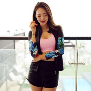 조이할리 여자 카렌 집업 래쉬가드 수영복 빅사이즈 긴팔 상의