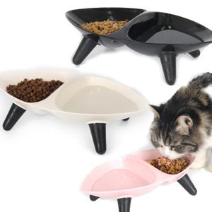 수퍼펫 올리브식탁 2구식기 애견식기 고양이식기