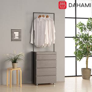 로만 드레스룸 서랍장 아일랜드 행거 600