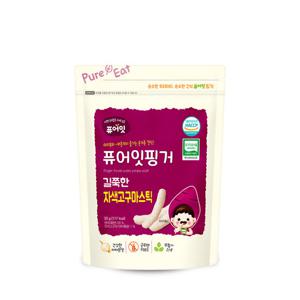 퓨어잇 핑거 유기농 아이과자 길쭉한 자색고구마스틱 간식