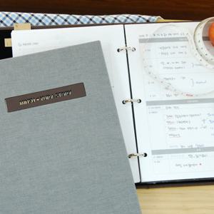 제이로그 만년 다이어트 식단일지 바인더(이니셜) - 10 color