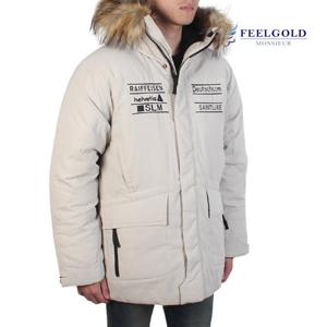 [필골드] 라쿤 와펜 하프패딩 점퍼 SL701