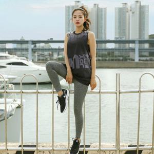 여성 요가 필라테스 박스나시 레깅스 운동복세트 JBST045