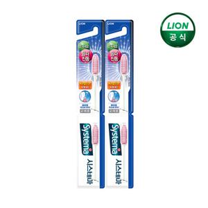 시스테마 음파진동 전동칫솔 리필 2입 2개 (핑크/블루)