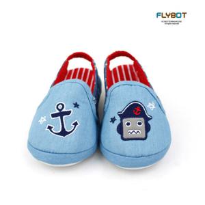 [키즈노리]  플라이봇 마린블루 덧신/유아/실내화/아동/유치원