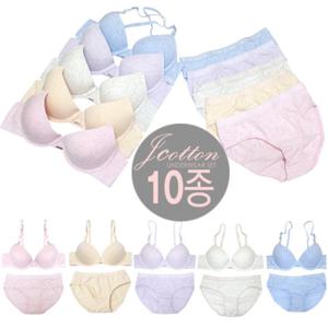 여성브라세트10종모음 면브라팬티세트 노와이어 브라세트