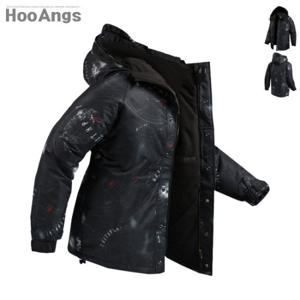 [후앙스] 루즈핏 블랙사우스플레이 보드 패딩자켓 IKPD4212