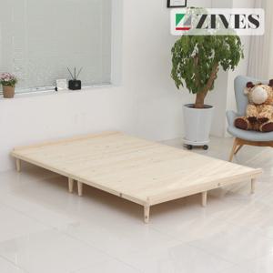 [지베스] 루크 원목 침대 프레임 Q_깔판형
