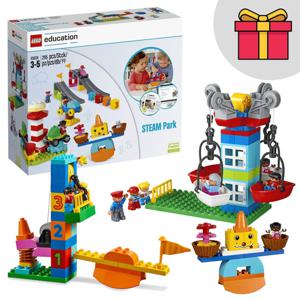 [레고]에듀케이션 듀플로스팀(STEAM)파크 45024 조립도 우리동네 마을 듀플로 기초과학 커뮤니티 놀이동산