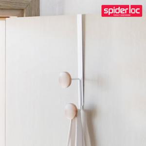 스파이더락 도어후크 우든볼 2구/문걸이