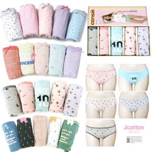 5매입 여성팬티 주니어팬티세트 학생팬티