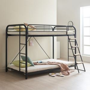 NO.1 라이프 슈퍼싱글 철재 메탈 이층침대 B형 매트포함(독립스프링) 회사 기숙사 연수원 숙소 군부대 납품 군인 생활관 수련원 아이들 학생 성인 대량생산 전문업체