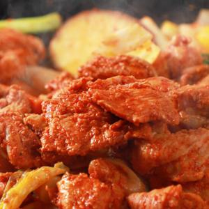 [봄내푸드]국내산 닭으로 만든 순살 춘천닭갈비 500 x 4팩 (총2kg)