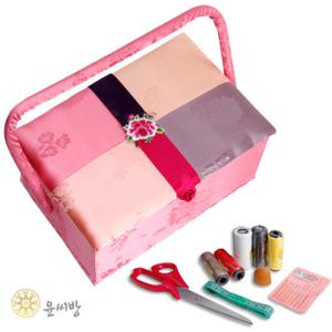 한송이 목단 반짇고리-대