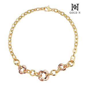 골드앤 14K 깔루아 드 팔찌 콤비