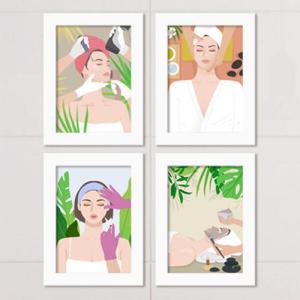 아트박스/꾸밈 iv198-피부과_피부관리_액자세트