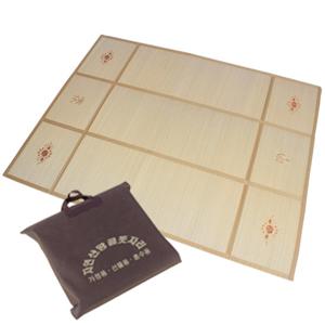 [대숲맑은] 왕골 보료 돗자리 왕 3단 접이식 180-230+커버포함