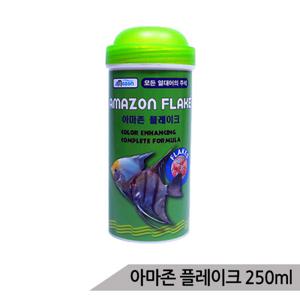 아마존 플레이크(중)250ml 구피사료 열대어먹이
