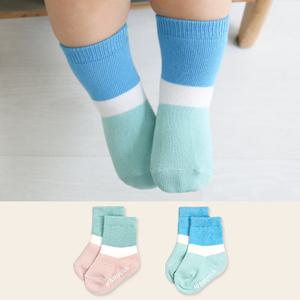 [하이베이비클럽]3색 무지개 양말/유아/아기/유아양말/신생아양