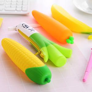 아이디어 실리콘 채소필통 야채필통 예쁜필통