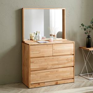 마로니 참죽원목 루젠 3단서랍화장대 900