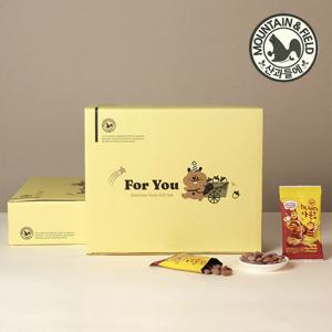 [산과들에] 허니버터아몬드 50입 견과간식 선물세트 (아이선물간식선물)