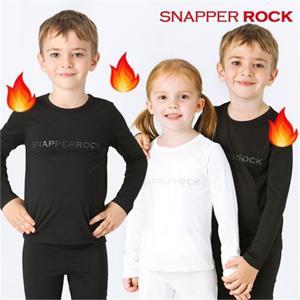 [스몰리]국내생산 유아 아동 발열내의세트 클래식에어로웜히트-블랙