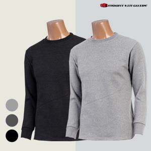 [마운틴가이드]가을,겨울 등산복/기모라운드무지티 PCM-R93-3001