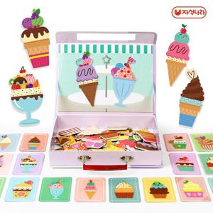 [자석나라] 자석 디저트 꾸미기 (아이스크림/컵케이크/자석퍼즐)