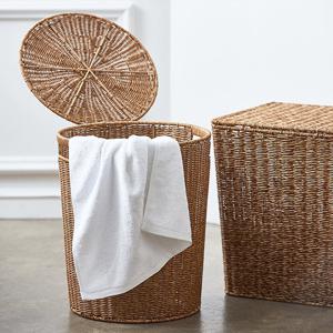 [JAJU] 자주 데일리 수납 바스켓_원형햄퍼 내추럴