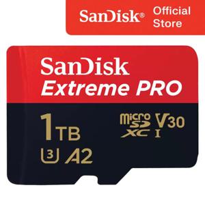 샌디스크 익스트림 프로 microSDXC 1TB 1테라 메모리 4K UHD 비디오촬영 고사양게임 스마트폰 드론 카메라 액션캠 고성능 마이크로SD카드 Extreme Pro SDSQXCD