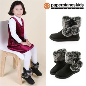 [페이퍼플레인키즈]아동 패딩 털 운동화 기모 겨울 신발 슈즈 여아 남아 유아 어린이 주니어 키즈