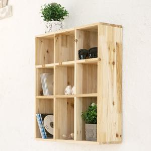 포메리트 삼나무 격자형 장식선반 대 3x3