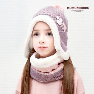 키즈노리] 로라앨리 링고 방한세트/넥워머/털모자/유아/아동/