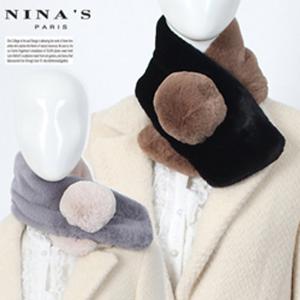 큐티방울 인조밍크퍼넥워머(6SH379)