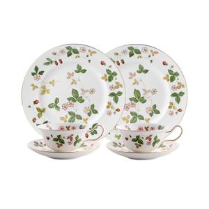 [웨지우드] 와일드스트로베리 2인 애프터눈티세트 B