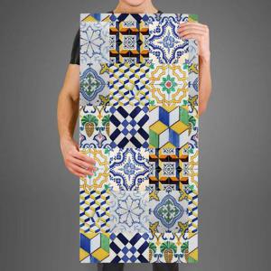 접착식 조각벽지 타일패턴 패브릭 월페이퍼 엘 아그렙