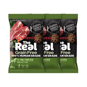 [하림펫푸드]더리얼GF 크런치 양고기어덜트 50g x3