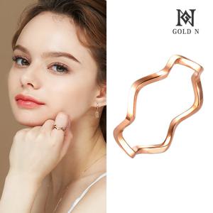 골드앤 18K 물결웨이브 반지 RG