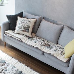 엔딩플라워 4인 쇼파패드 62x240[솜일체형]