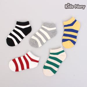 키즈노리] 콤비커즈 아동 발목양말 5족/유아양말/아기양말/아이