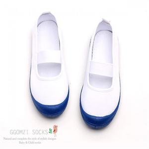 [꼼지]코코 블루 면실내화 CB01/유아/아동/리본/레이스실내화/핸드메이드/재롱잔치/슬립온/단화